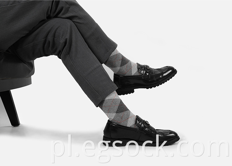 Geometric Pattern Modal Formal Socks